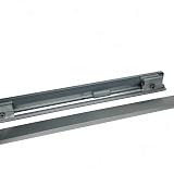 Зажимной профиль Премиум DFG-40 (база+крышка h40мм) с подвижными клипсами для стекла 8мм,10мм,12мм АНОД 3м