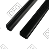 DK-710 8*2500мм Уплотнительный профиль ПВХ 180* Black